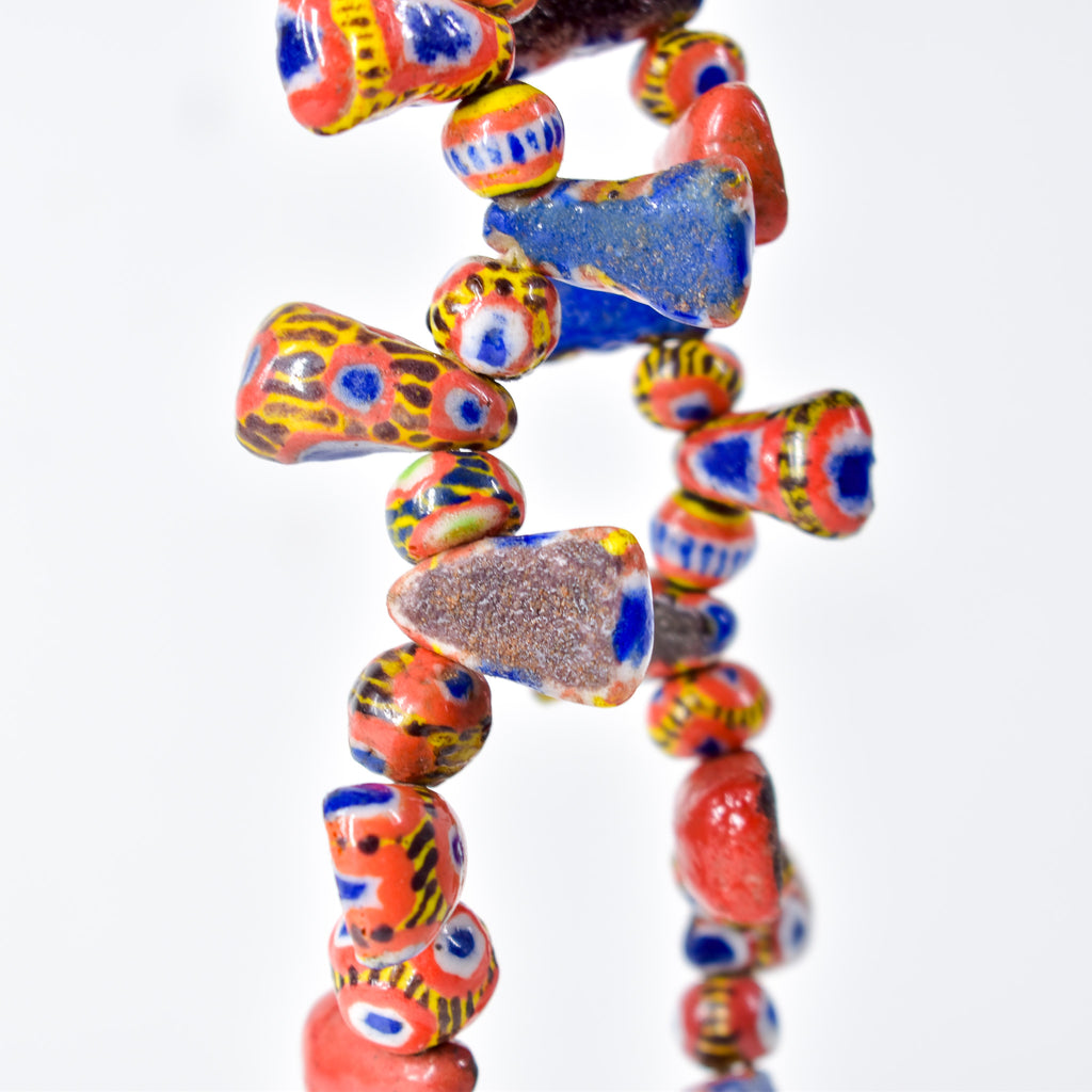 Kiffa Beads Contemporary Using Ancient Techniques Mauritania 34 Inch