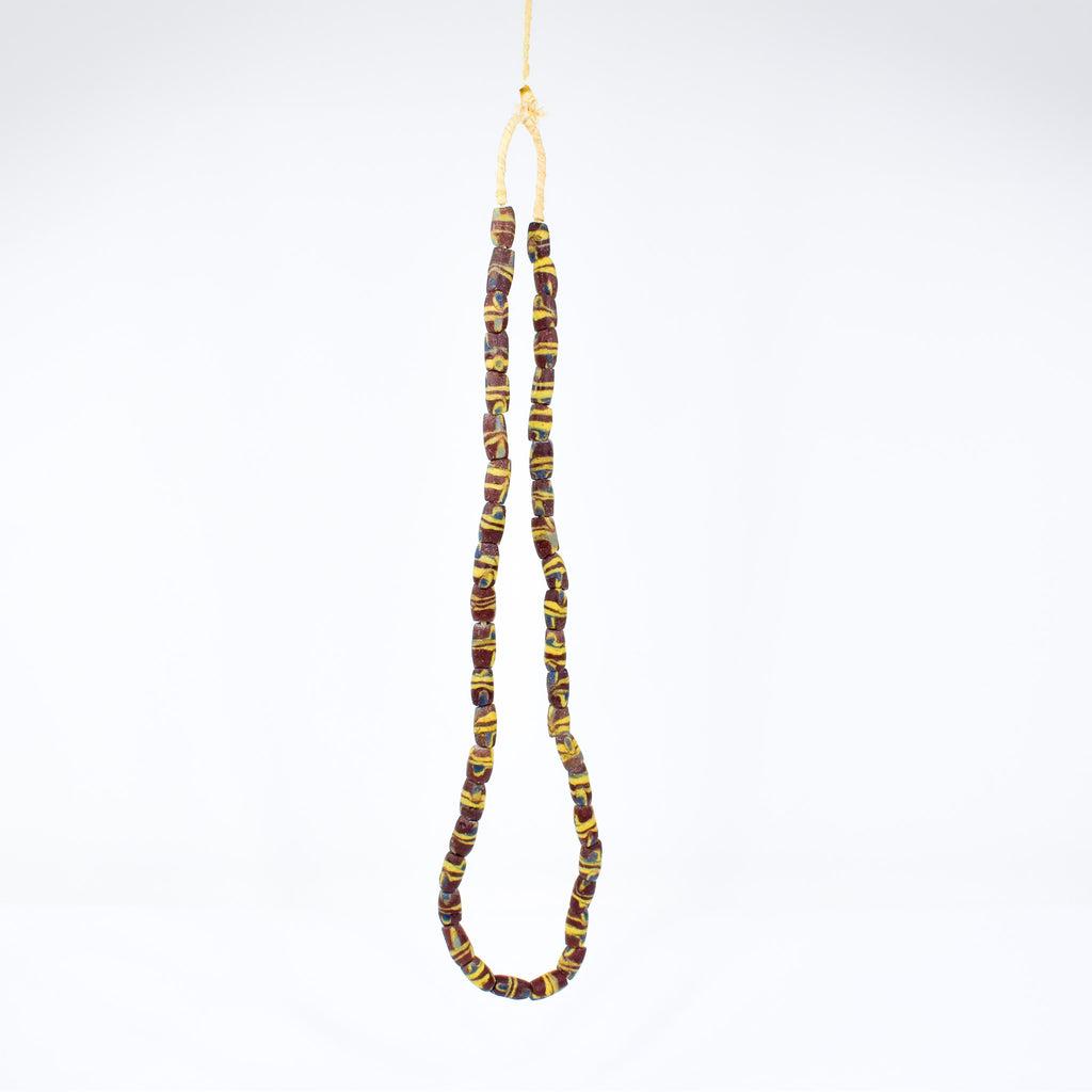 Krobo "Recycled" Powder Glass Beads 30 Inch