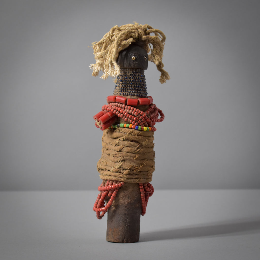 Original Namchi Namji Beaded Fertility Doll Cameroon