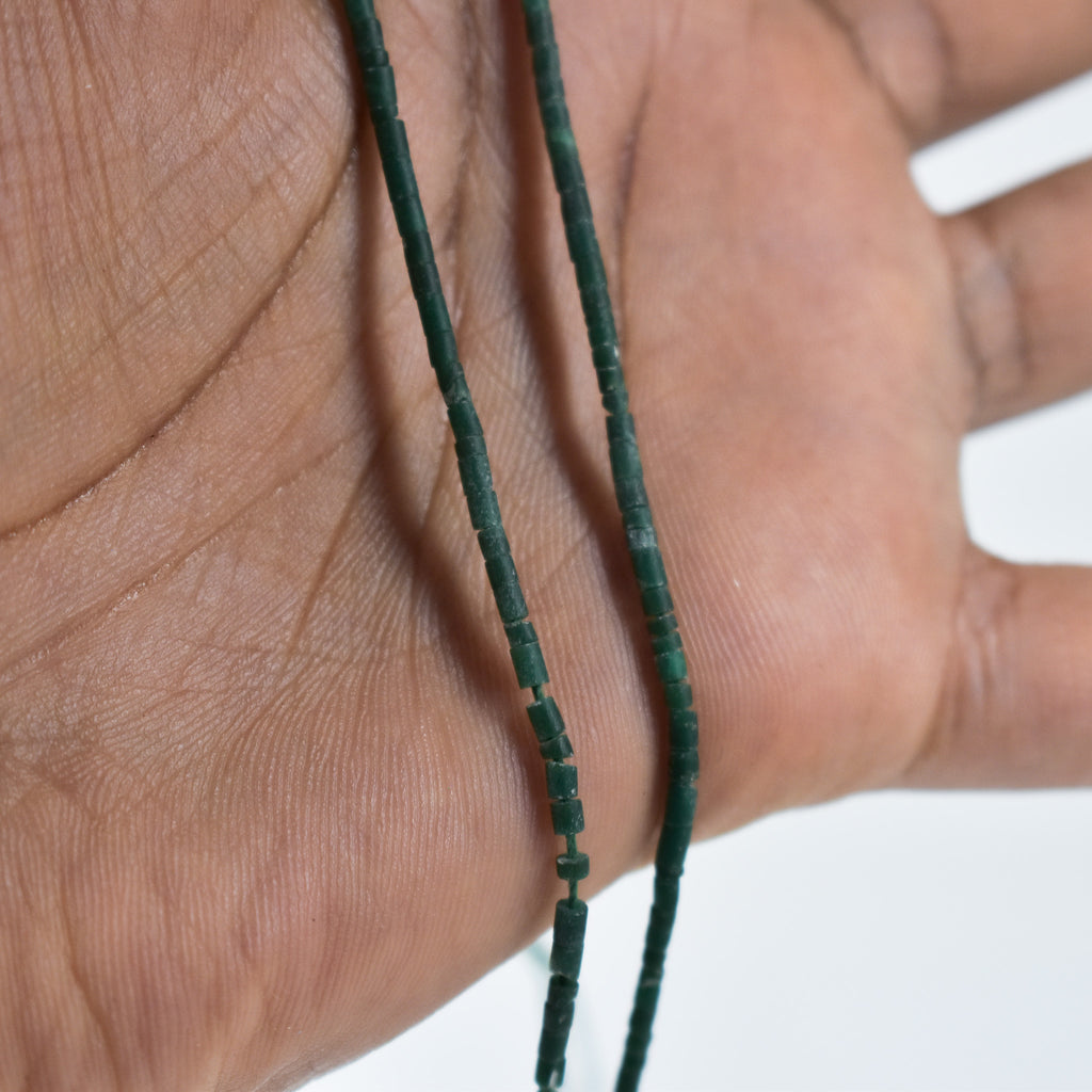 Green Stone Beads Cooper Collection