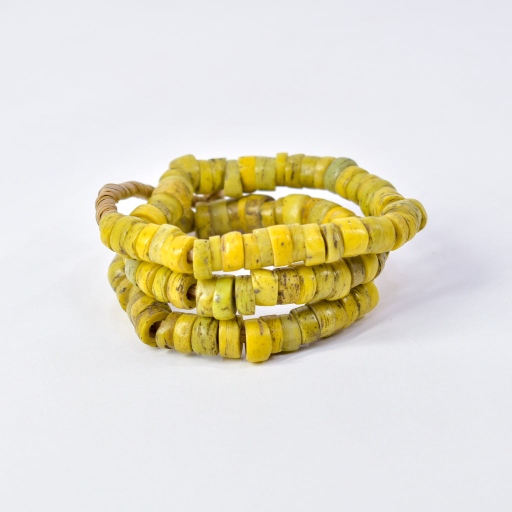 Hebron Cousins Yellow Trade Beads