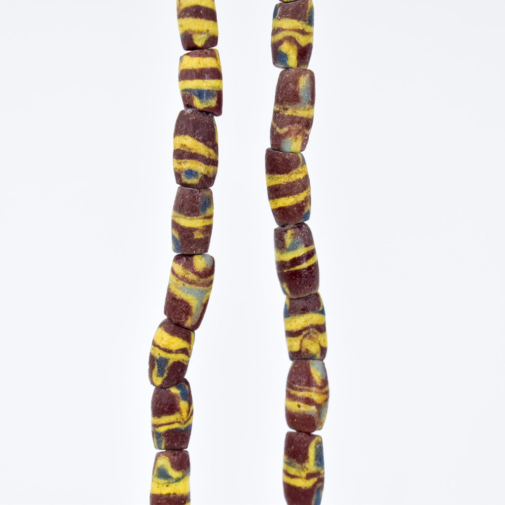 Krobo "Recycled" Powder Glass Beads 30 Inch