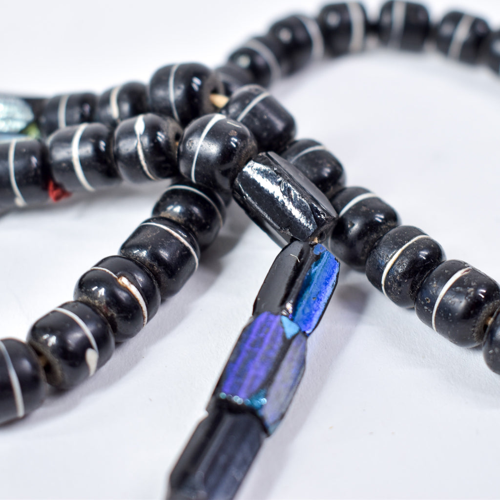 Bohemian Black and White Trade Beads