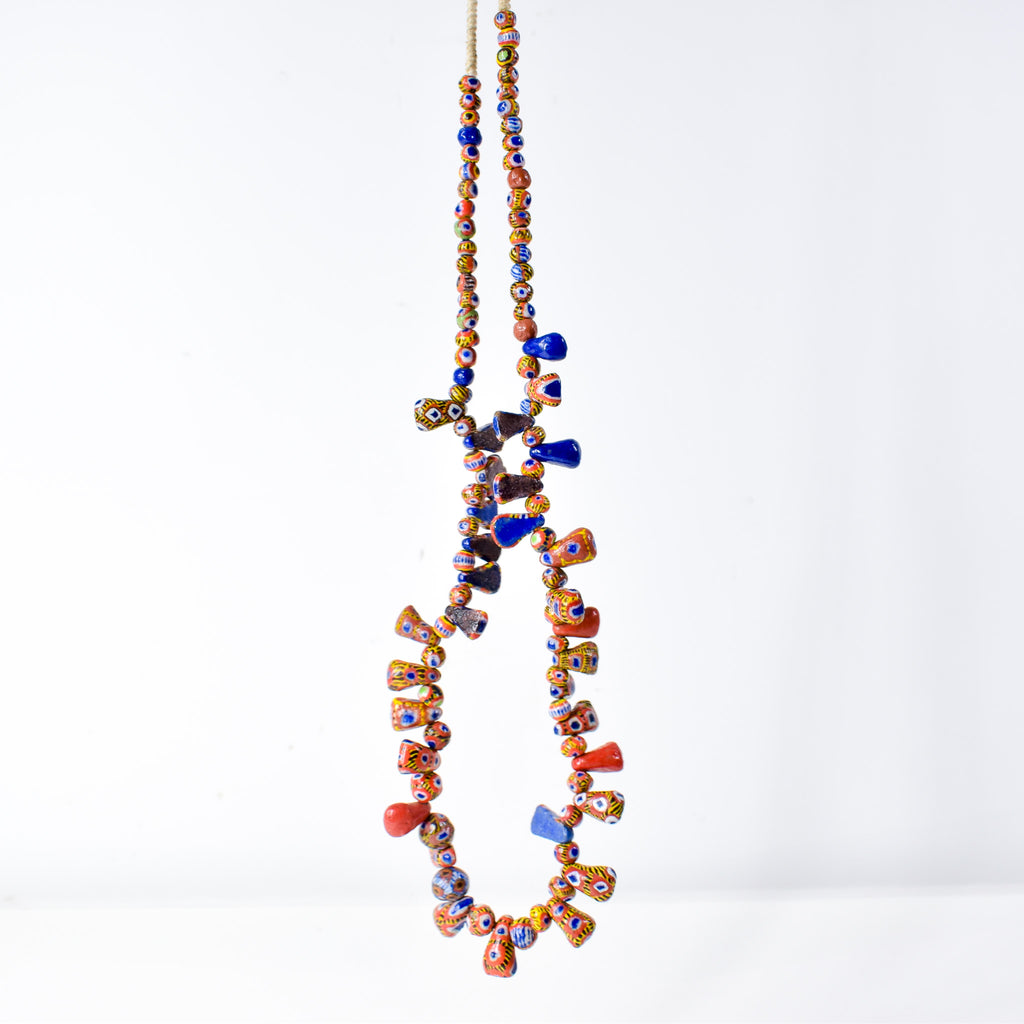 Kiffa Beads Contemporary Using Ancient Techniques Mauritania 34 Inch