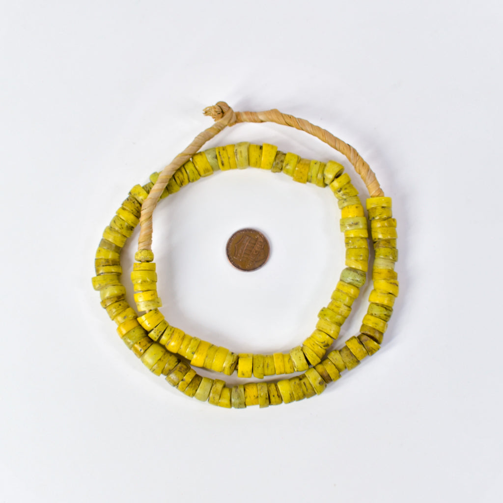 Hebron Cousins Yellow Trade Beads
