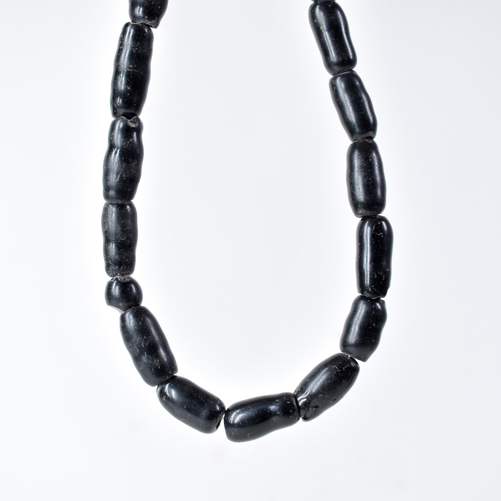 Amoeba Bohemian Black Trade Beads