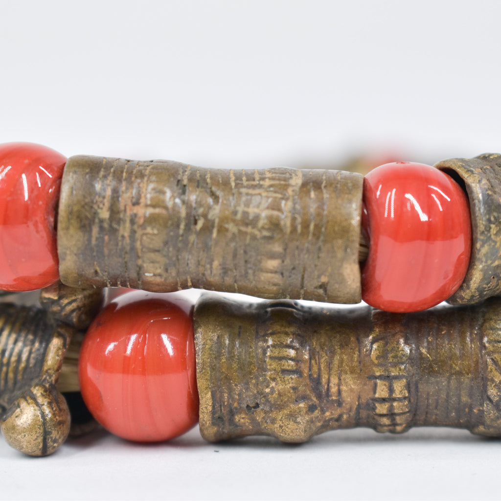 Yoruba Brass Hair Beads