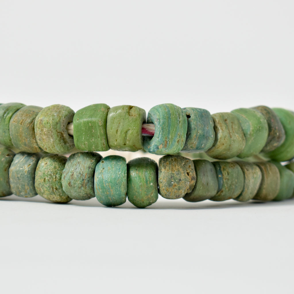 Green Hebron Trade Beads