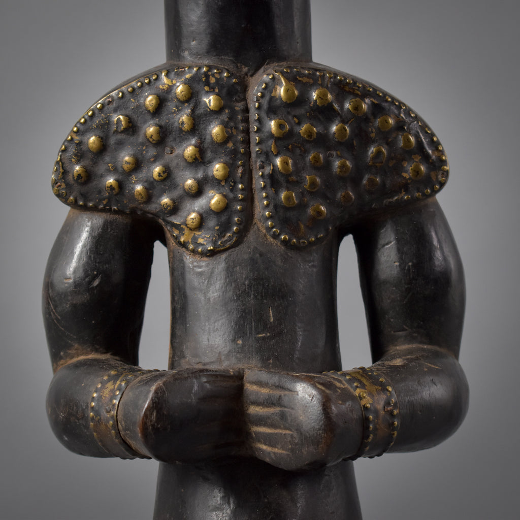 Male Fang Byeri Standing Reliquary Figure Gabon