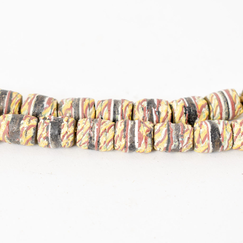 Kente Venetian Trade Beads 36 Inch