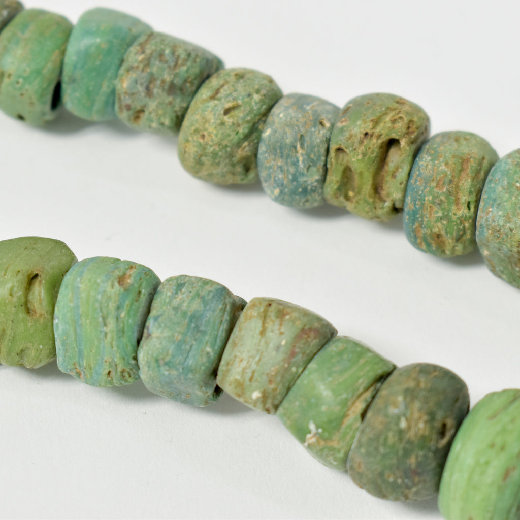 Green Hebron Trade Beads