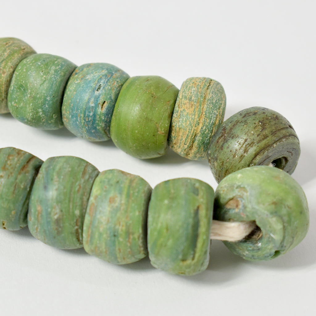 Green Hebron Trade Beads