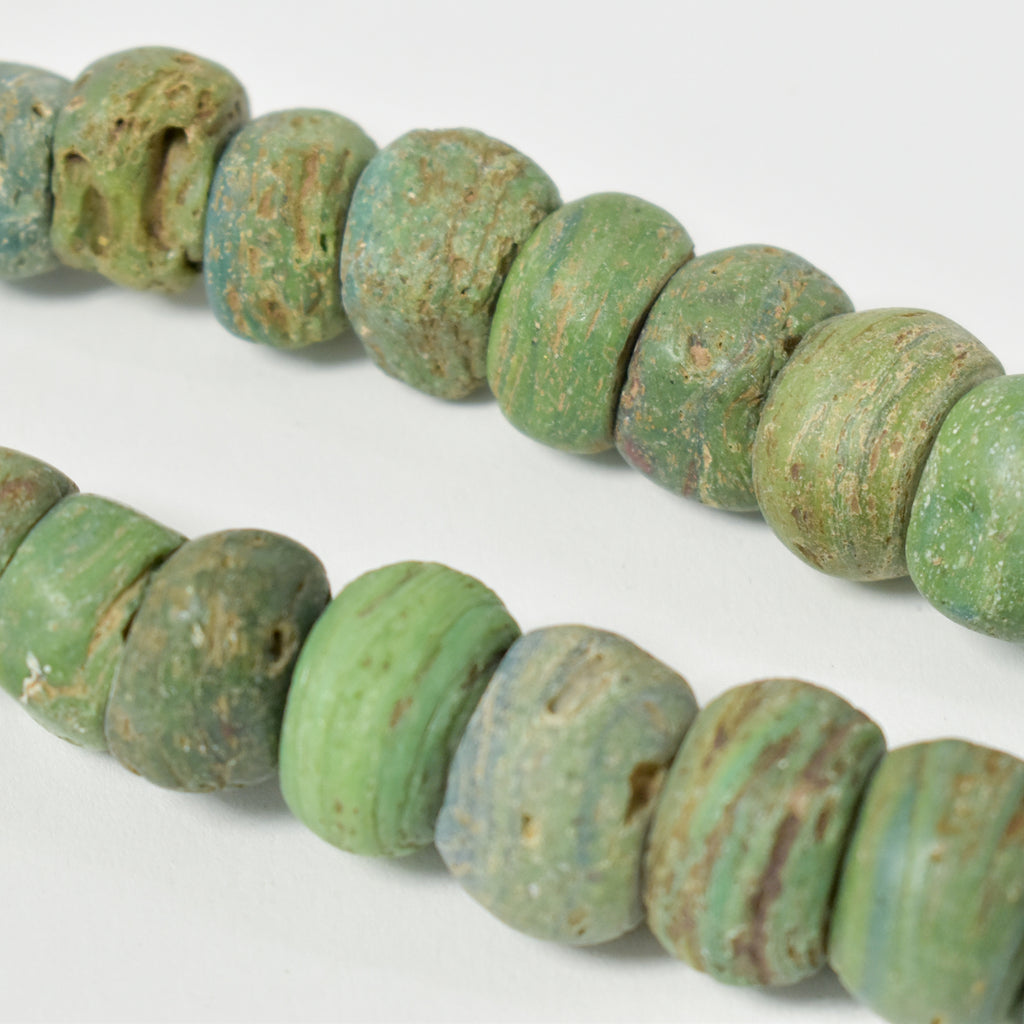 Green Hebron Trade Beads