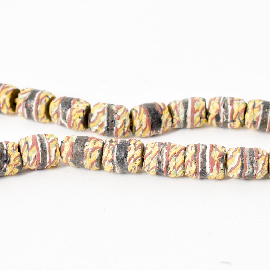 Kente Venetian Trade Beads 36 Inch