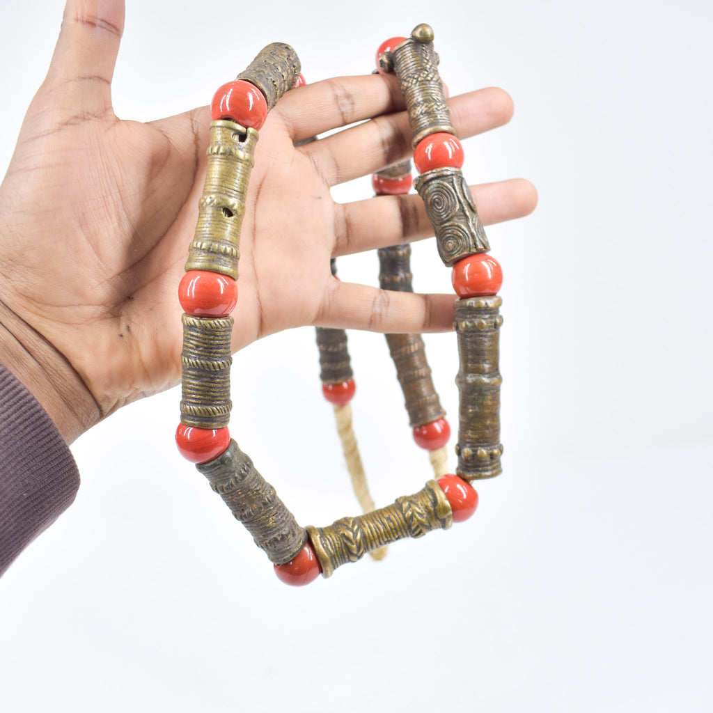 Yoruba Brass Hair Beads