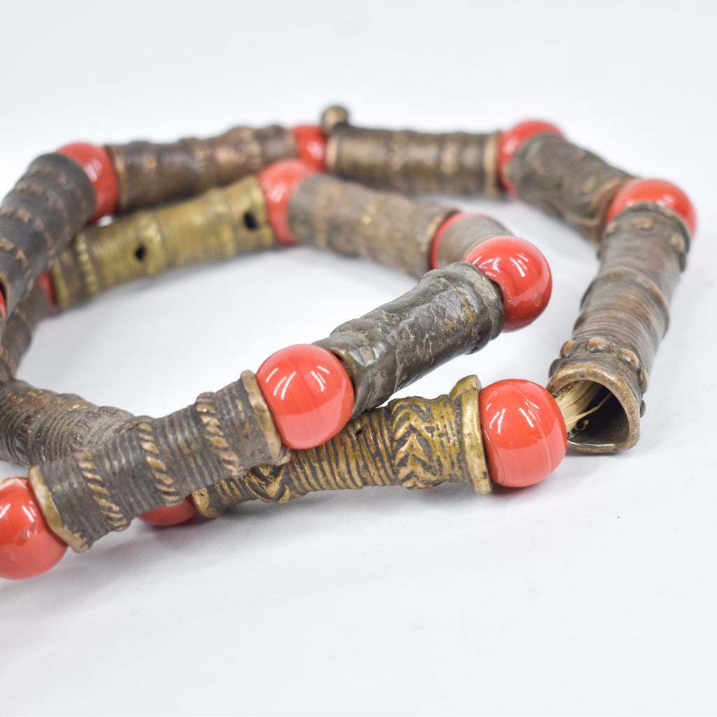 Yoruba Brass Hair Beads
