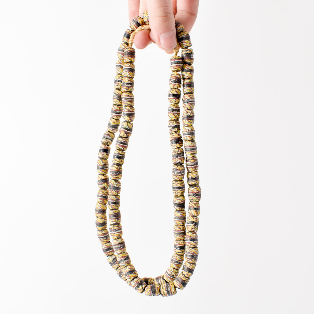 Kente Venetian Trade Beads 36 Inch