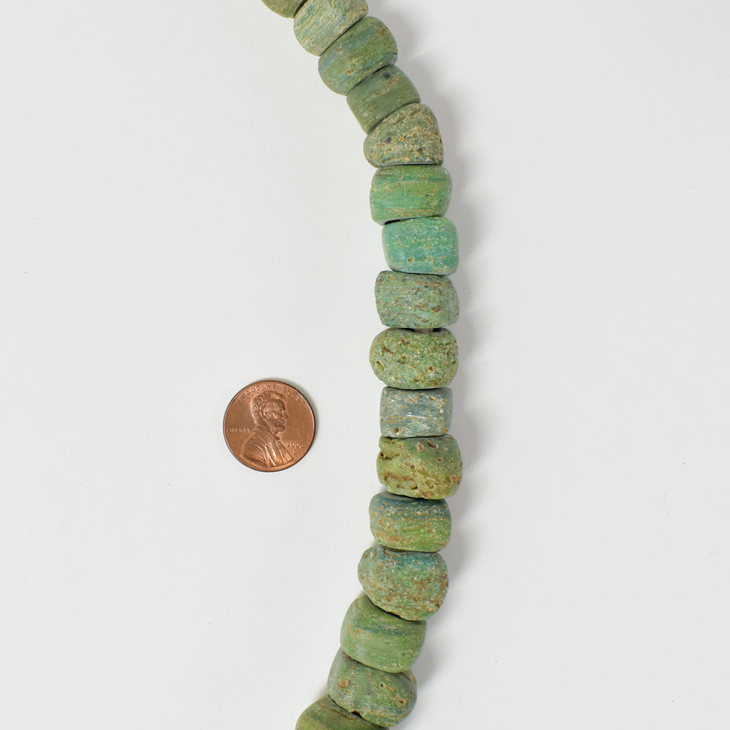 Green Hebron Trade Beads