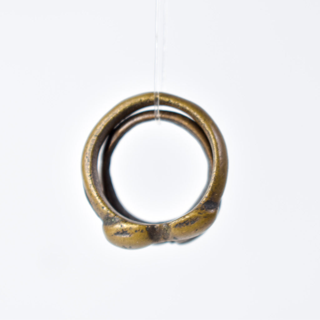 2 Tibetan Dorje Brass Rings