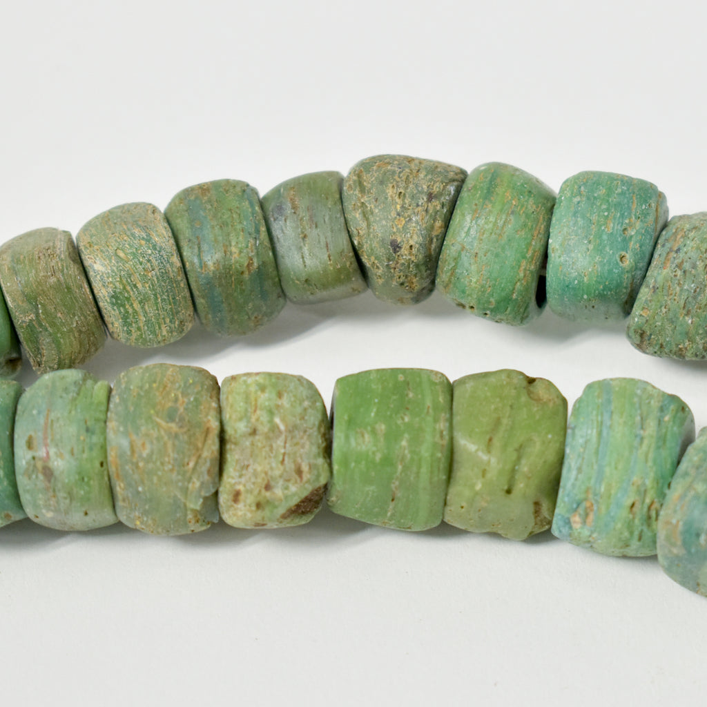 Green Hebron Trade Beads