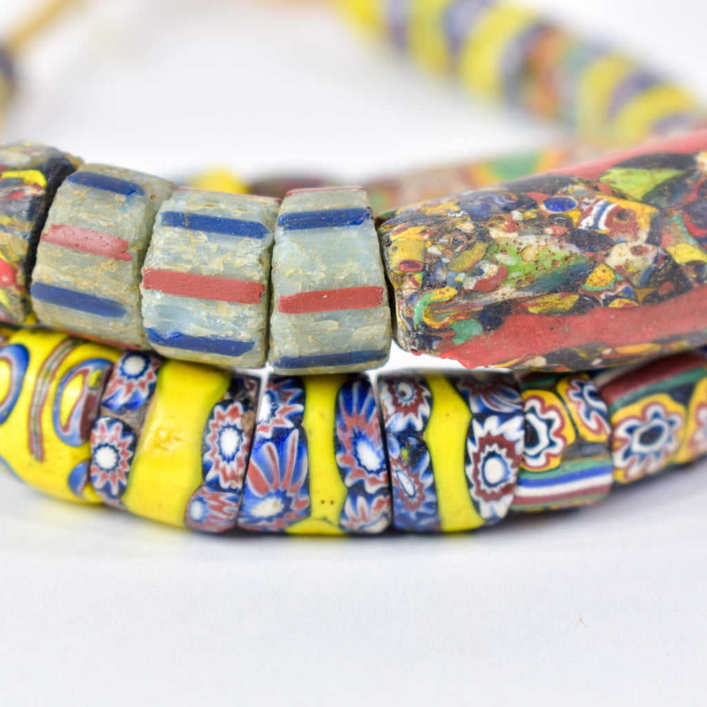 Millefiori Mixed Venetian Trade Beads Henry Collection