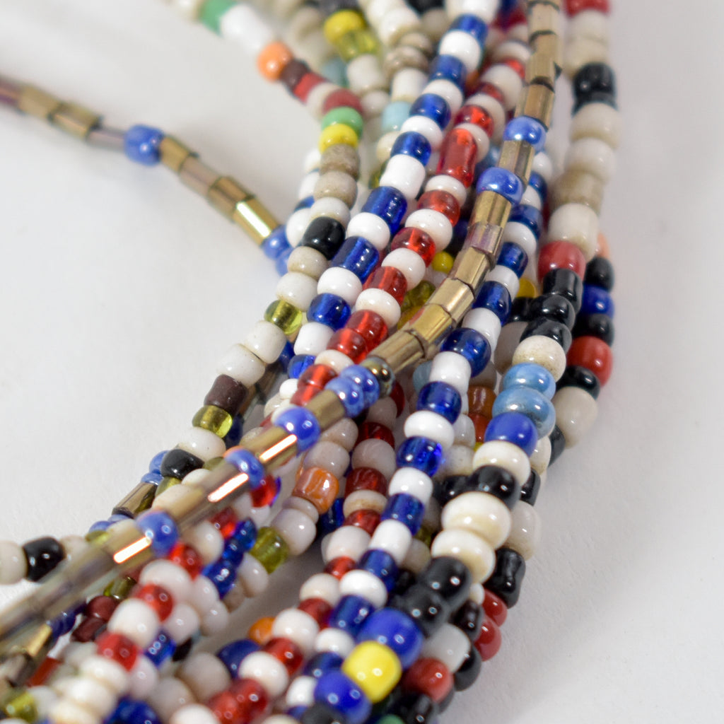 Fulani Beaded Necklace 30 Inch