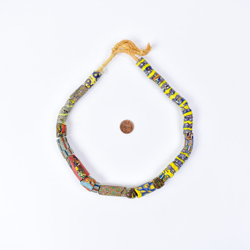 Millefiori Mixed Venetian Trade Beads Henry Collection