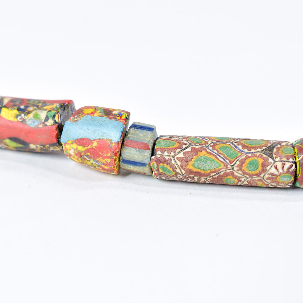 Millefiori Mixed Venetian Trade Beads Henry Collection