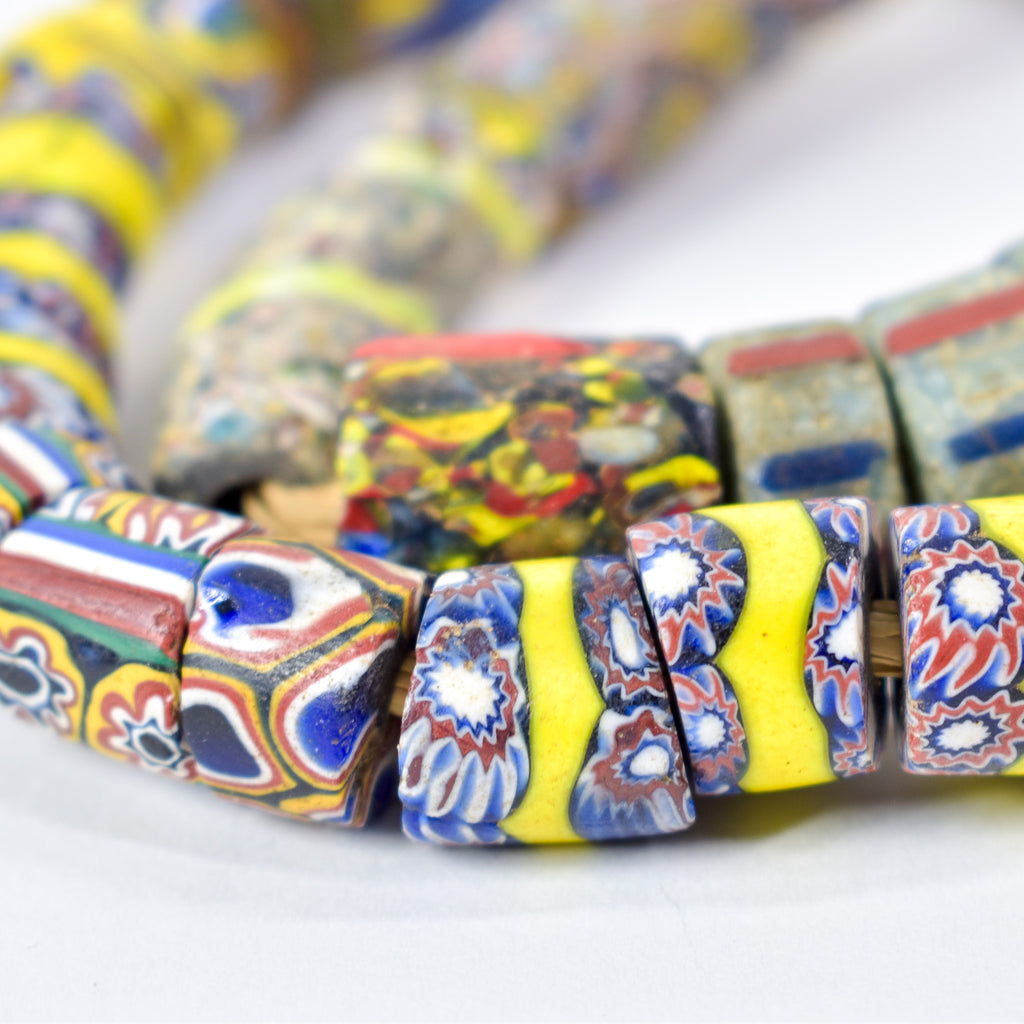 Millefiori Mixed Venetian Trade Beads Henry Collection