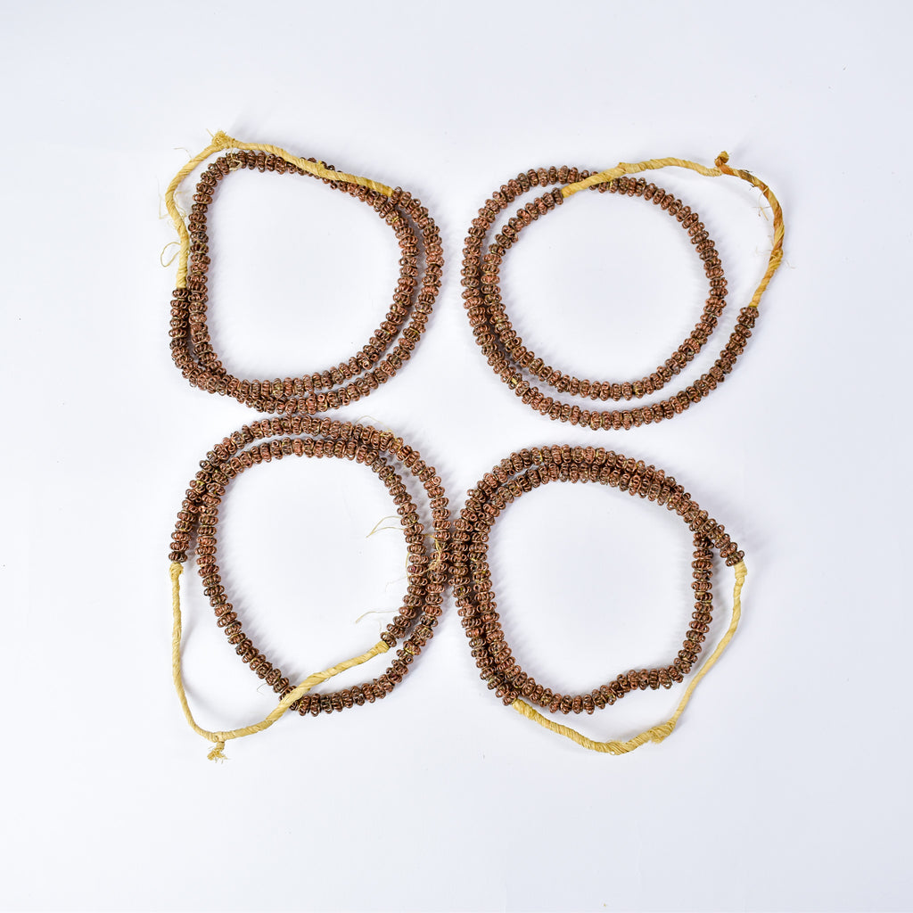 4 Strands Copper Coil Trade Beads Mali