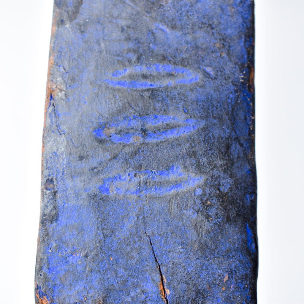 Yoruba Shango Figure Wand Kneeling Nigeria