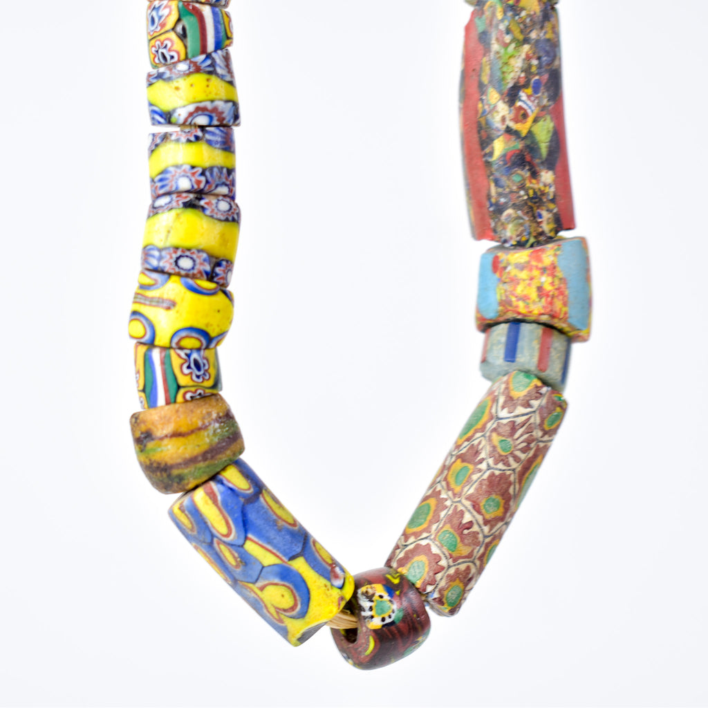 Millefiori Mixed Venetian Trade Beads Henry Collection