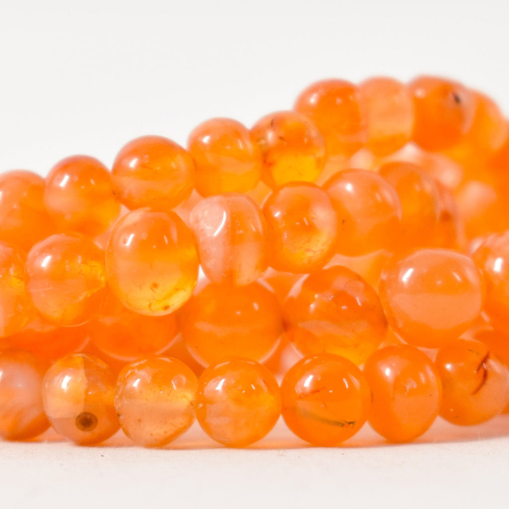 Carnelian Stone Trade Beads