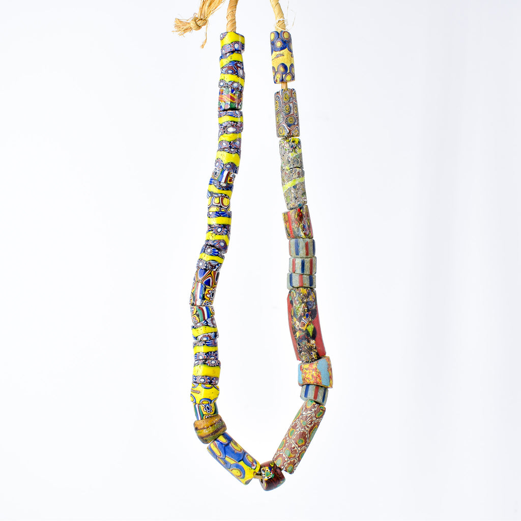 Millefiori Mixed Venetian Trade Beads Henry Collection