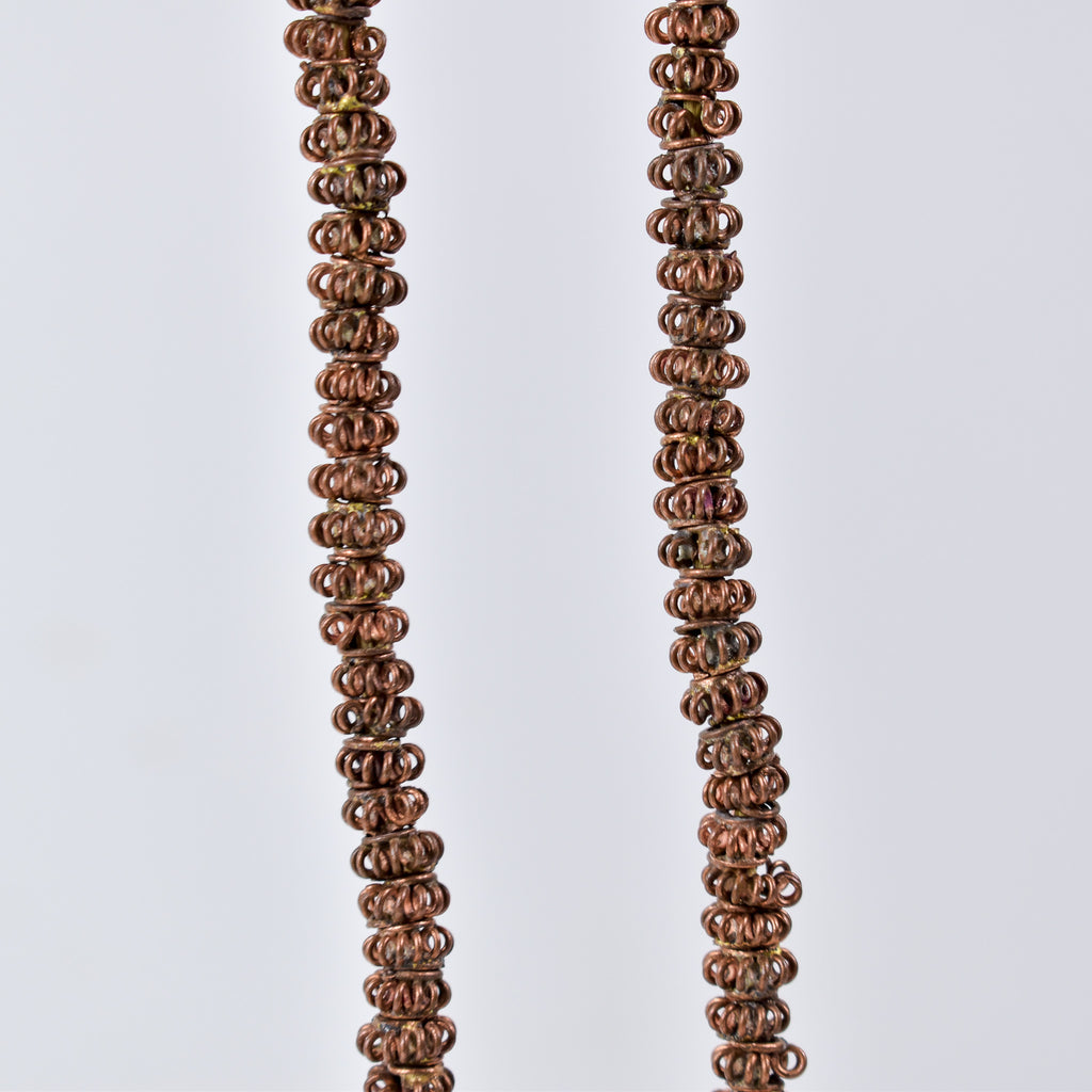 4 Strands Copper Coil Trade Beads Mali
