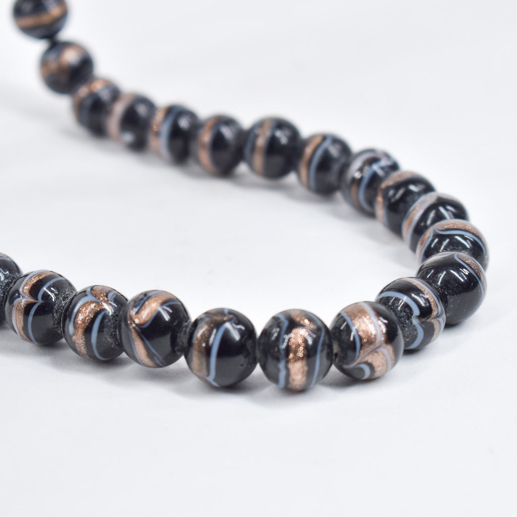 Indian Copies of Venetian Black Trade Beads