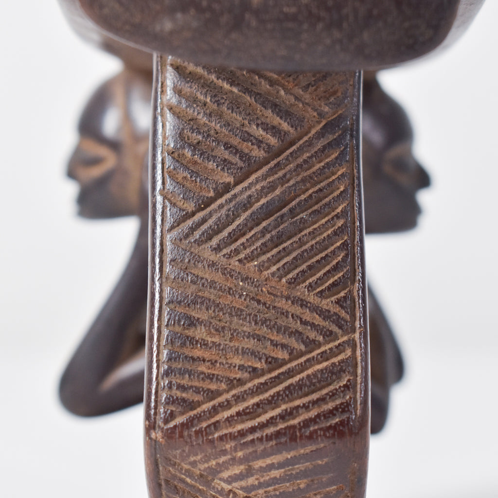 Luba Figural Miniature Headrest Congo