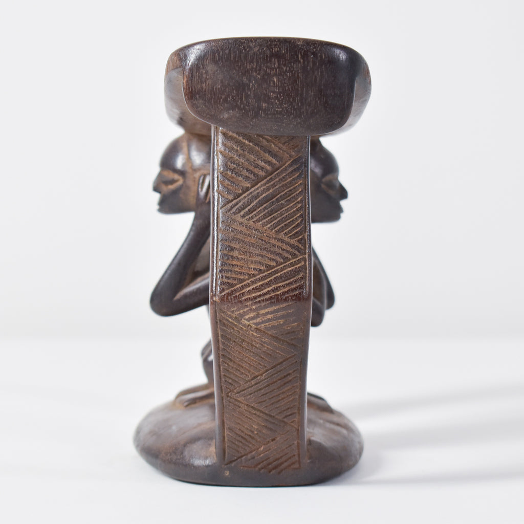 Luba Figural Miniature Headrest Congo