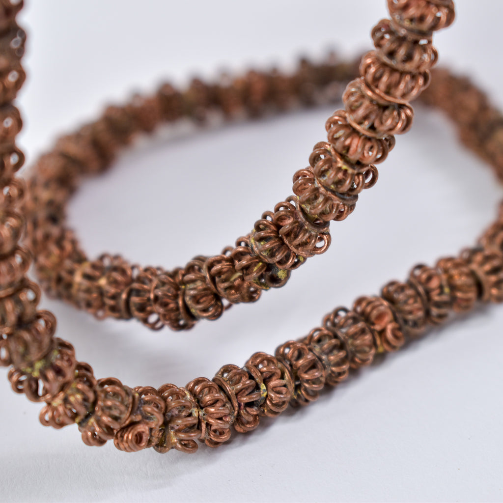 4 Strands Copper Coil Trade Beads Mali