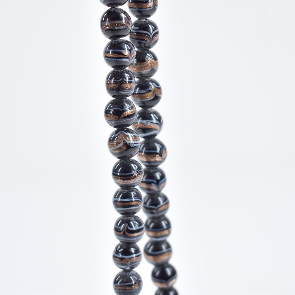 Indian Copies of Venetian Black Trade Beads