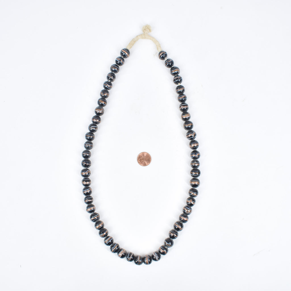 Indian Copies of Venetian Black Trade Beads