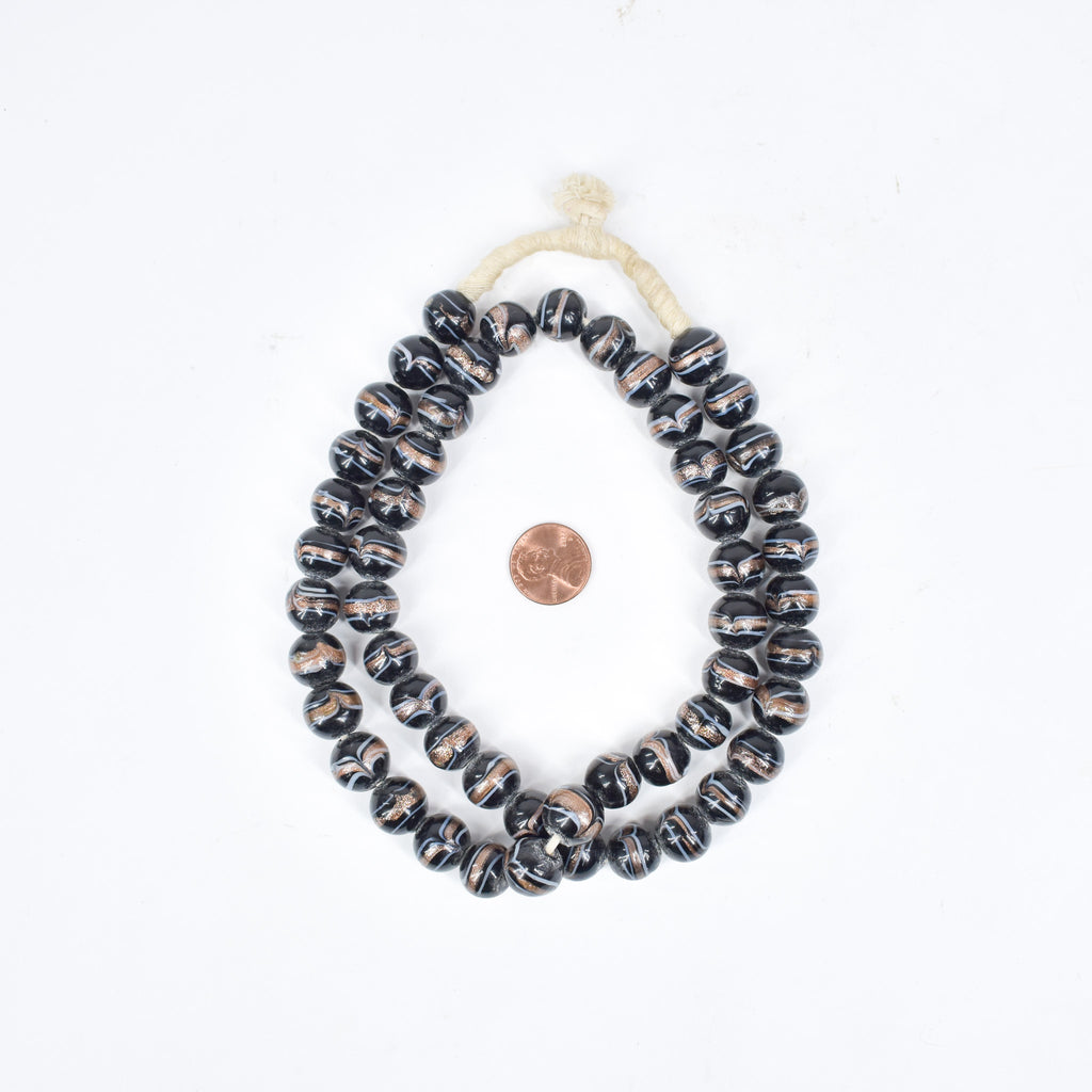 Indian Copies of Venetian Black Trade Beads