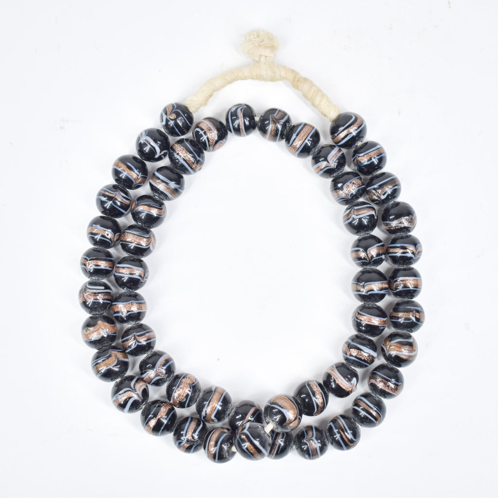 Indian Copies of Venetian Black Trade Beads