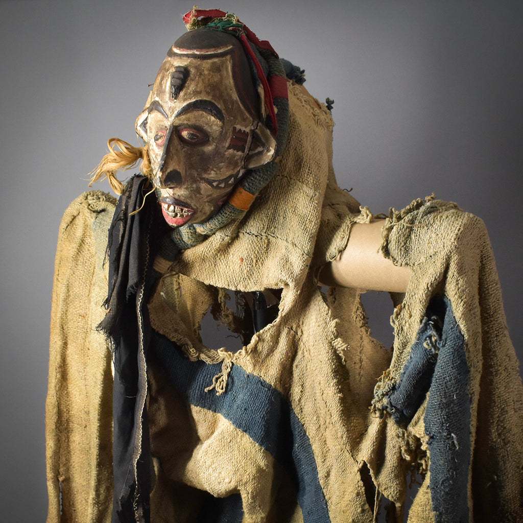 Igbo Mask With Shirt Nigeria Sidley Collection