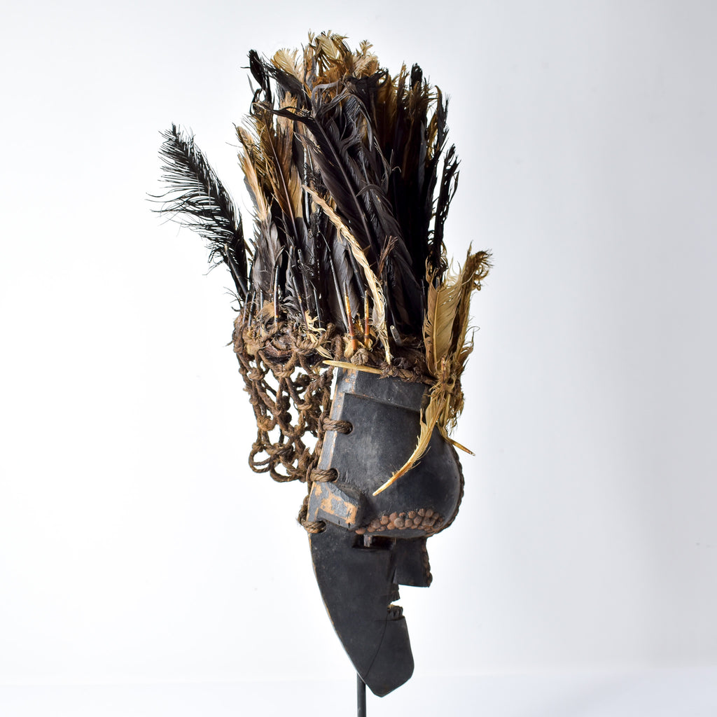 Salampasu Feathered Mask Congo