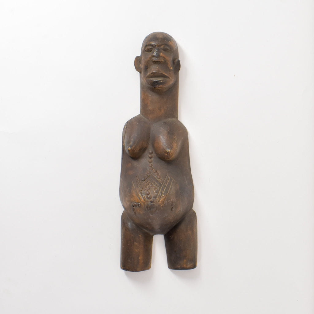 Makonde Njorowe Pregnant Belly Mask Tanzania