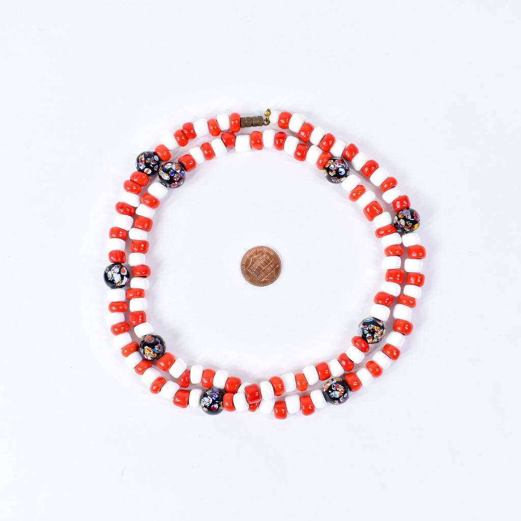 Mystery Beads Necklace Indonesia Henry Collection 32 Inch