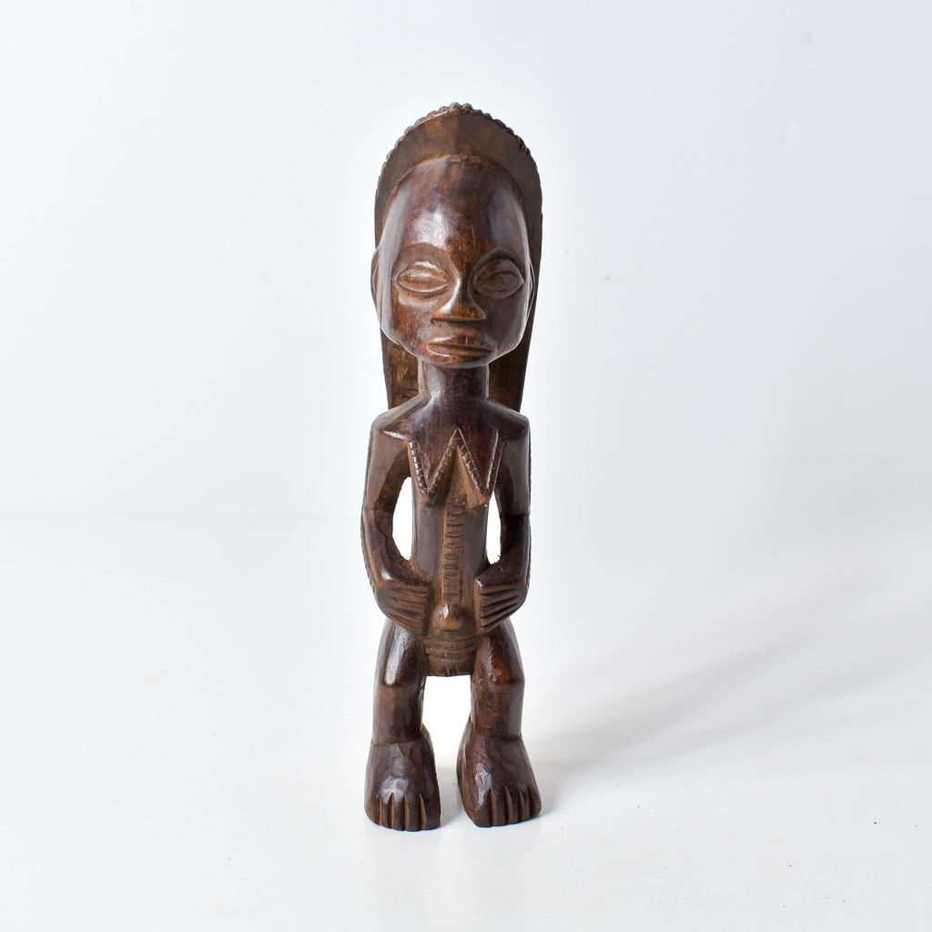Tabwa Miniature Wood Figure Congo