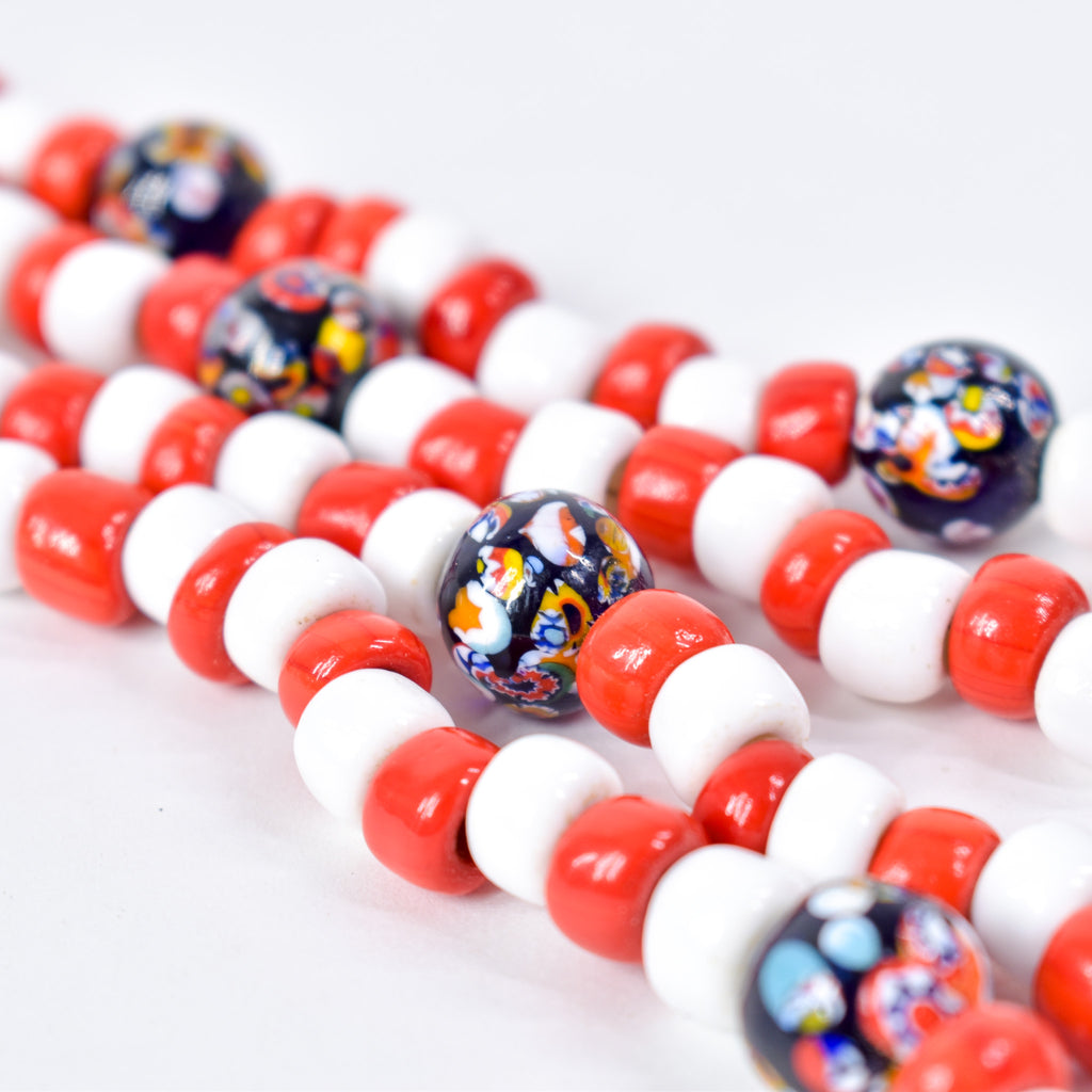 Mystery Beads Necklace Indonesia Henry Collection 32 Inch