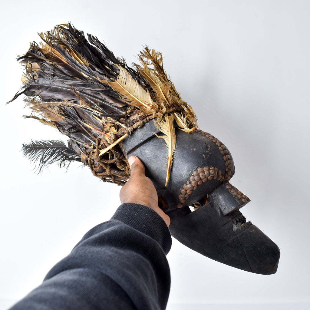Salampasu Feathered Mask Congo